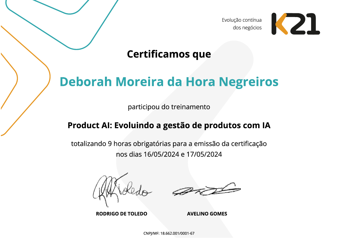 Certificado K21